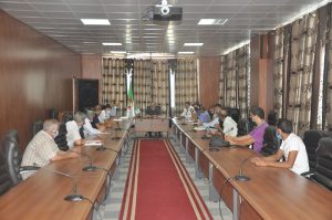 Read more about the article اجتماع تنسيقي مع لجنة الخدمات الاجتماعية للجامعة