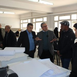مدير الجامعة يجري زيارة تفقدية لكلية العلوم والتكنولوجيا ويعاين ثورة التحديث والتطوير بها.