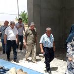 زيارة تفقدية لمعاينة تقدم الأشغال الخاصة بـمشروع إنجاز السور المحيط بالقطب الجامعي القديم وكذا البوابة الرسمية للجامعة.