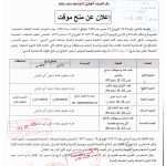 اعلان عن منح مؤقت